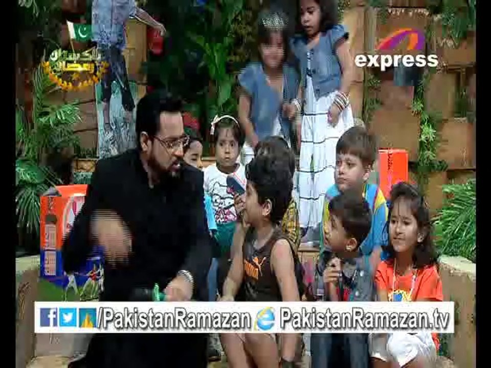 21th Iftari Qasas ul Anbiya,Ao Kahani Sunain & Ao Quran Sikhian in Pakistan Ramazan 20-7-2014 Part 3