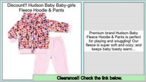 Deals Today Hudson Baby Baby-girls Fleece Hoodie & Pants