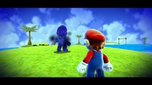 Super Mario Galaxy - Boucle océane - Étoile 4 : Devance ton double dans la boucle océane !