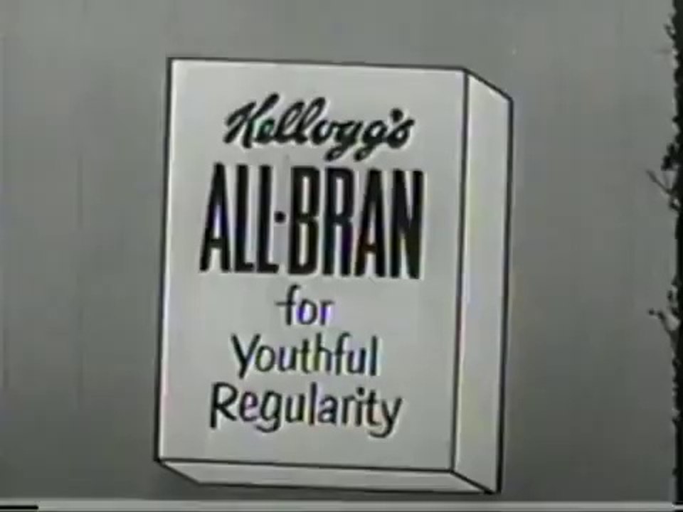 VINTAGE '52 KELLOGG'S ALL BRAN CEREAL AD ~ GET ABOARD THE ALL BRAN WAGON LEAVE IRREGULARITY BEHIND