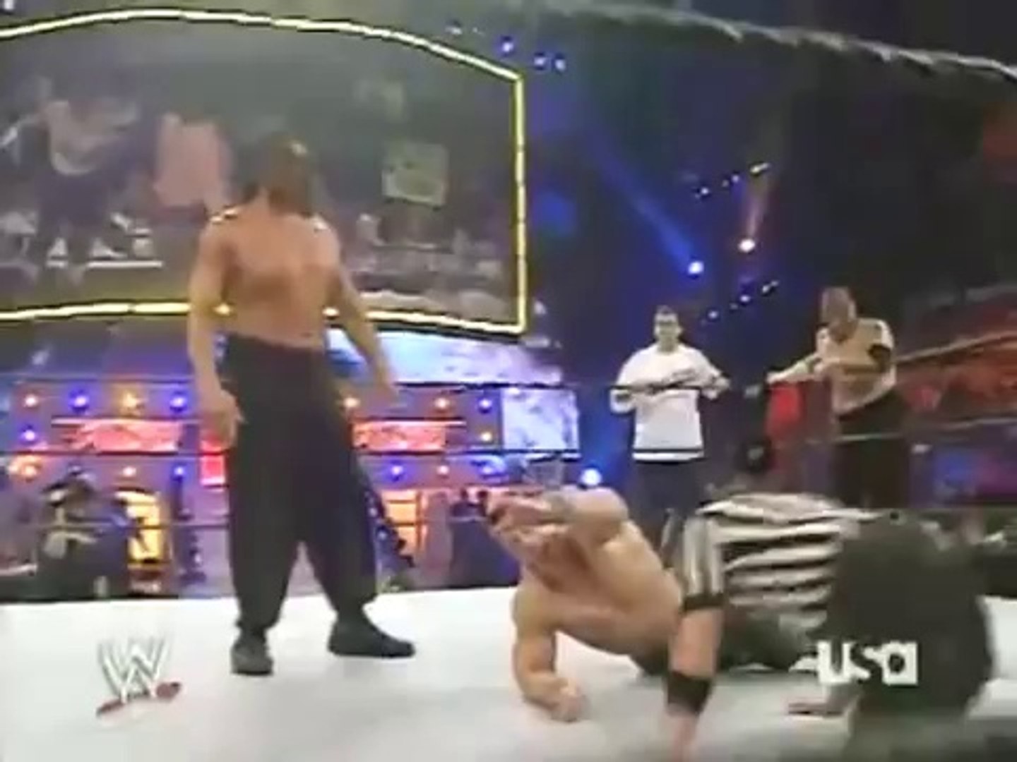 John Cena \u0026 Bobby Lashley vs. The Great Khali, Shane McMahon \u0026 Umaga, image size:1440x1080