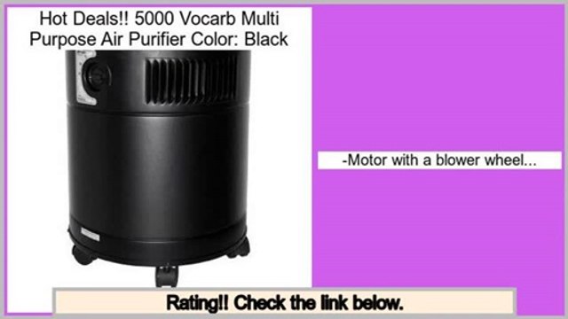 Online Sales 5000 Vocarb Multi Purpose Air Purifier Color: Black