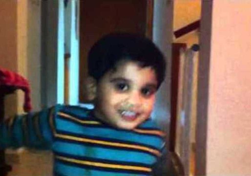 Two-Year-Old Tries His Best to Be Polite