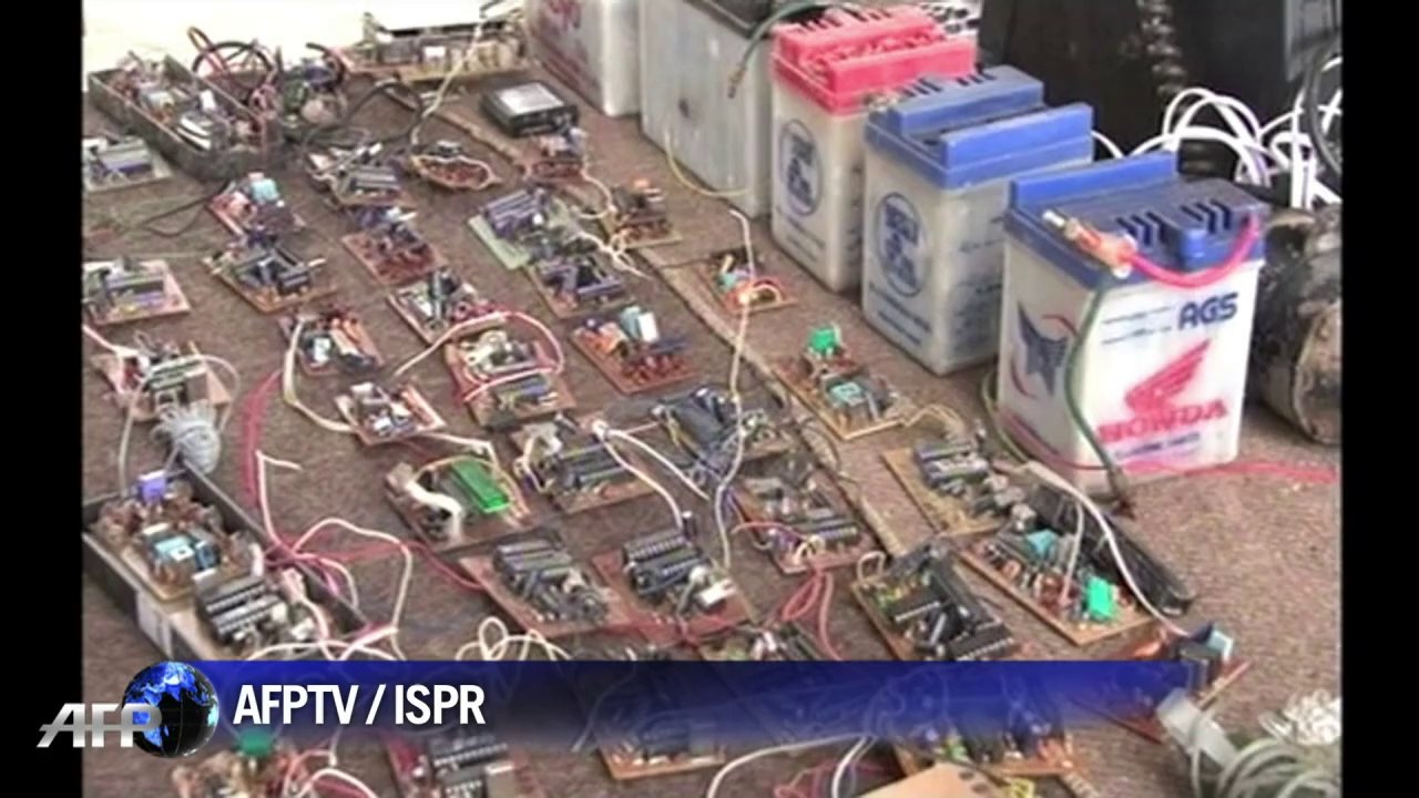 Pakistan army shows off weaponry seized from militants