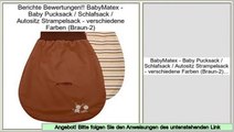Am besten bewertet BabyMatex - Baby Pucksack / Schlafsack / Autositz Strampelsack - verschiedene Farben (Braun-2)