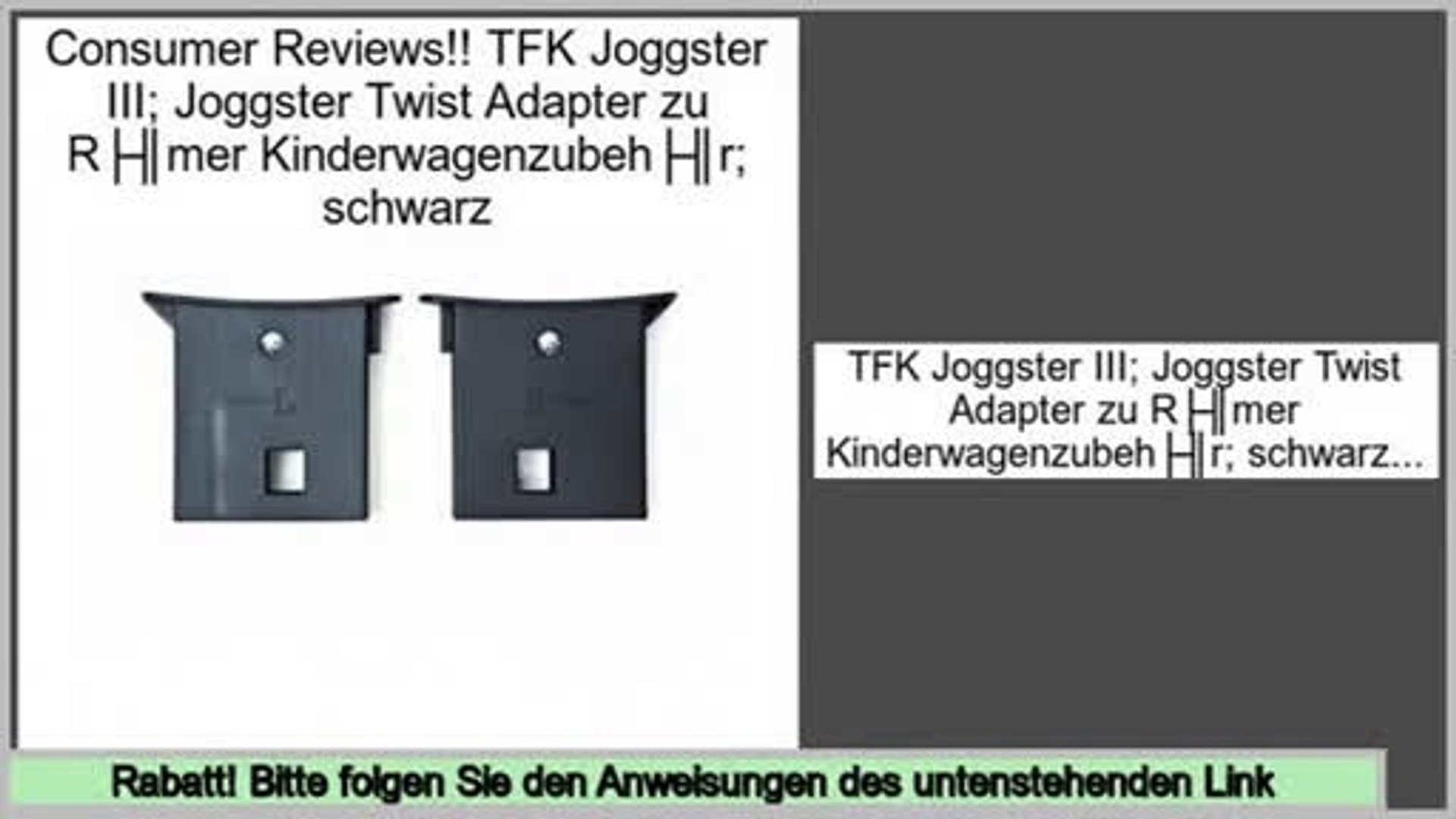 tfk joggster twist adapter