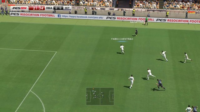 Pes 2014 Real Madrid vs Inter first half