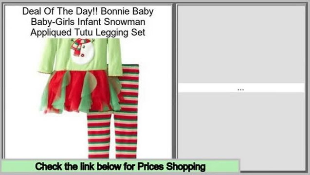 Sales Bonnie Baby Baby-Girls Infant Snowman Appliqued Tutu Legging Set