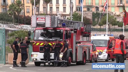 Incendie à bord d'un bateau de la SNCM dans le port de Nice