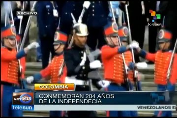 Colombia celebra 204 años de independencia