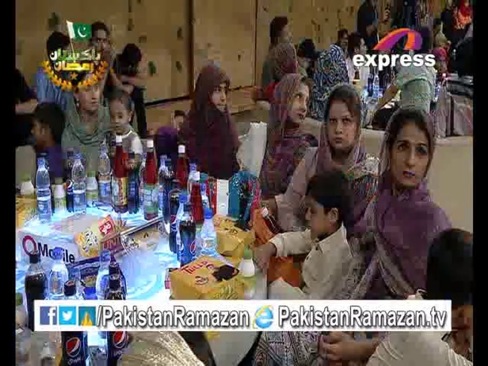 21th Iftari Iftar Aamir ke sath in Pakistan Ramazan 20-7-2014 Part 11