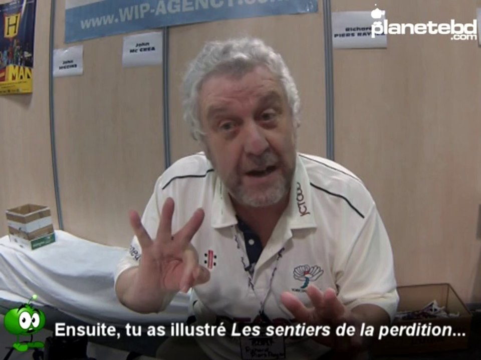 Richard Piers Rayner en interview sur PlaneteBD.com