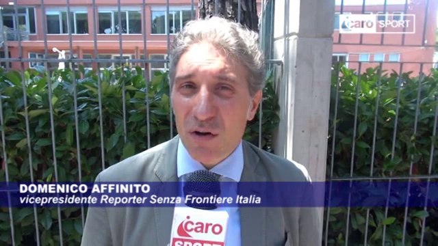 Icaro Sport. Sulle maglie della Fya il logo di 'Reporter Senza Frontiere'