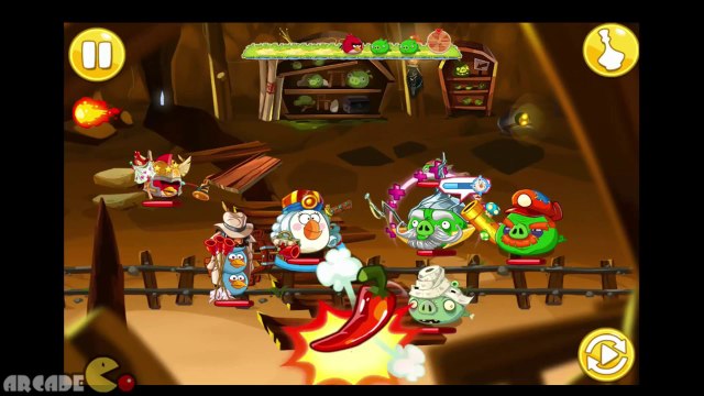 Angry Birds Epic NEW Costumes Red Birds - CAVE 5 Burning Plain Level 2