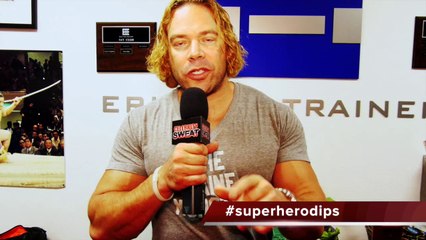 Celebrity Sweat Training Tip - Superhero Dips