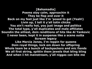 Bahamadia - Special forces (feat. Planet Asia, Rasco, Chops _ DJ Revolution)  lyrics