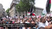 London Protest for Gaza with Jewish speakers on 19th July, 2014