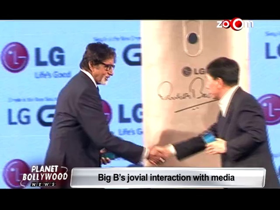 Amitabh Bachchan endorses a mobile brand