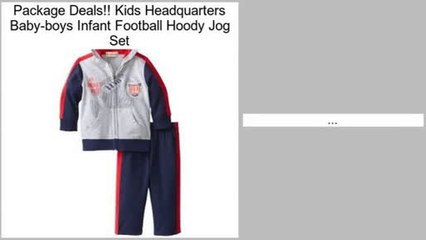 Prices Shopping Kids Headquarters Baby-boys Infant Football Hoody Jog Set