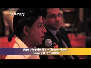 Shahrukh Khan At Living With KKR Press Conference Part 2