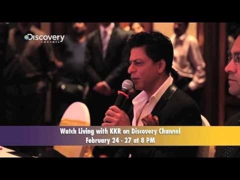 Shahrukh Khan At Living With KKR Press Conference Part 1