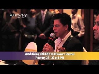 Shahrukh Khan At Living With KKR Press Conference Part 1