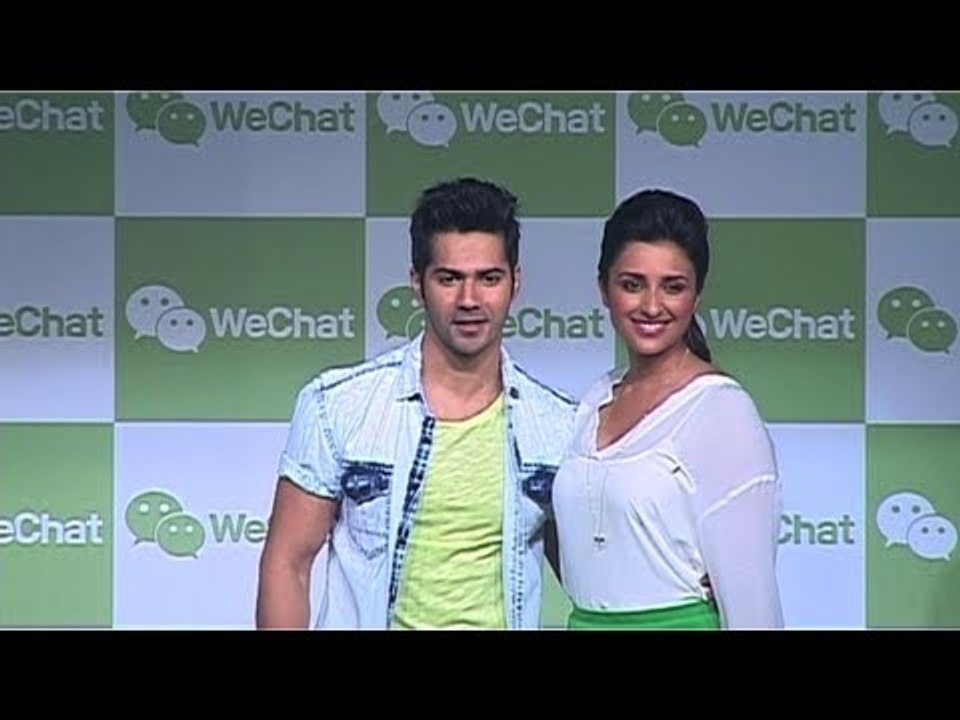 Varun - Parineeti At 'WeChat' Application Launch