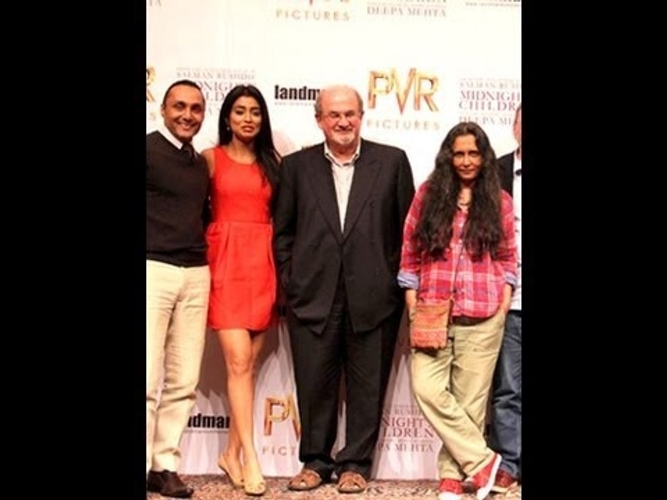 Salman-Rahul-Shahana at 'Midnight's Children' press conference
