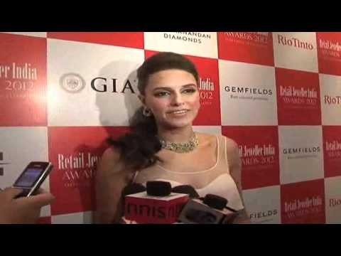 Neha Dhupia - Amrita Puri At Retail Jeweller India Awards Meet