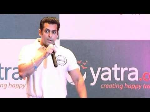 Salman Khan At 'Yatra.com' Press Conference Unplugged
