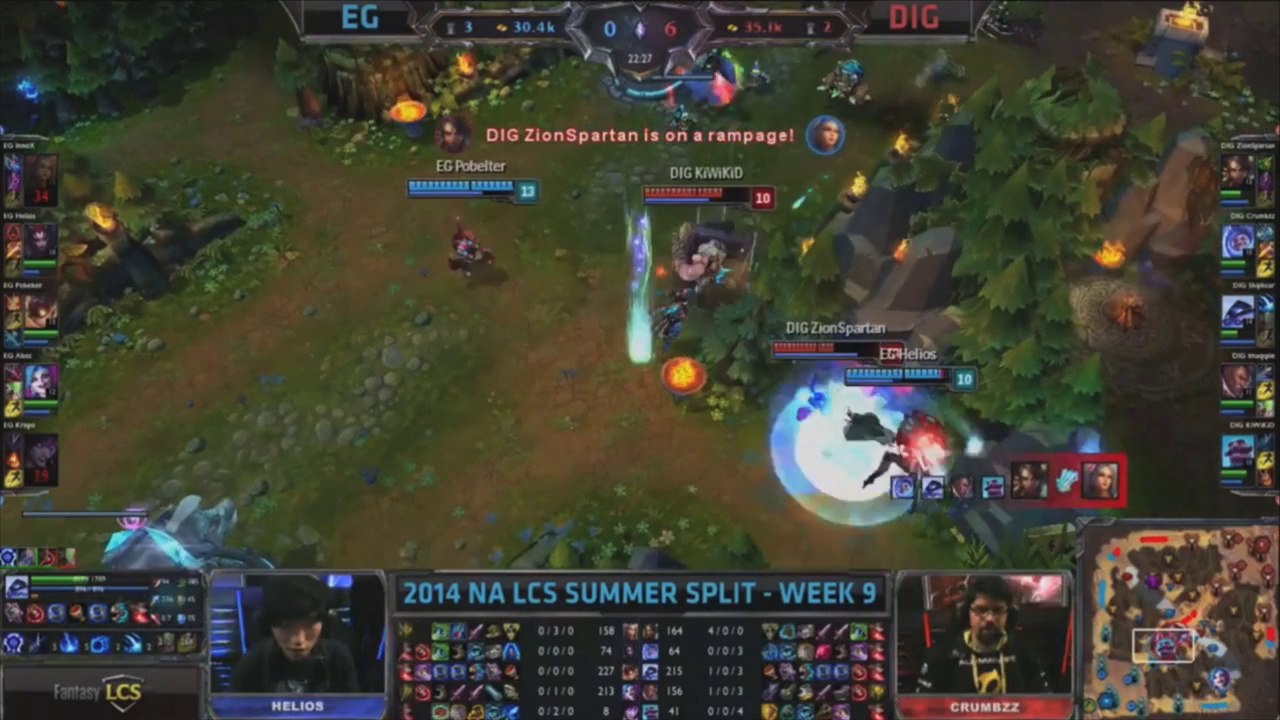 Très bon teamfight des Dignitas - League of Legends - PC