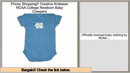 Comparison Shopping Creative Knitwear NCAA College Newborn Baby Creepers