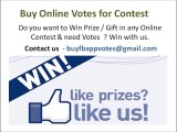 Buy Online Votes for Contest