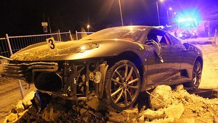 Ferrari F430 Destroyed During Police Chase In Czech Republic