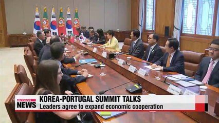 Korea, Portugal agree to expand economic cooperation in summit talks