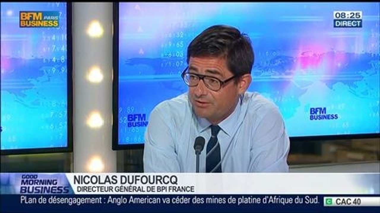 Investissement en capital-risque: "2014 s'annonce un très bon millésime", Nicolas Dufourcq, dans GMB - 21/07