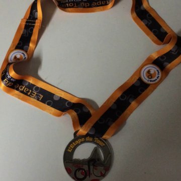 Médaille finisher étape du tour 2014 Pau hautacam aso challenges
