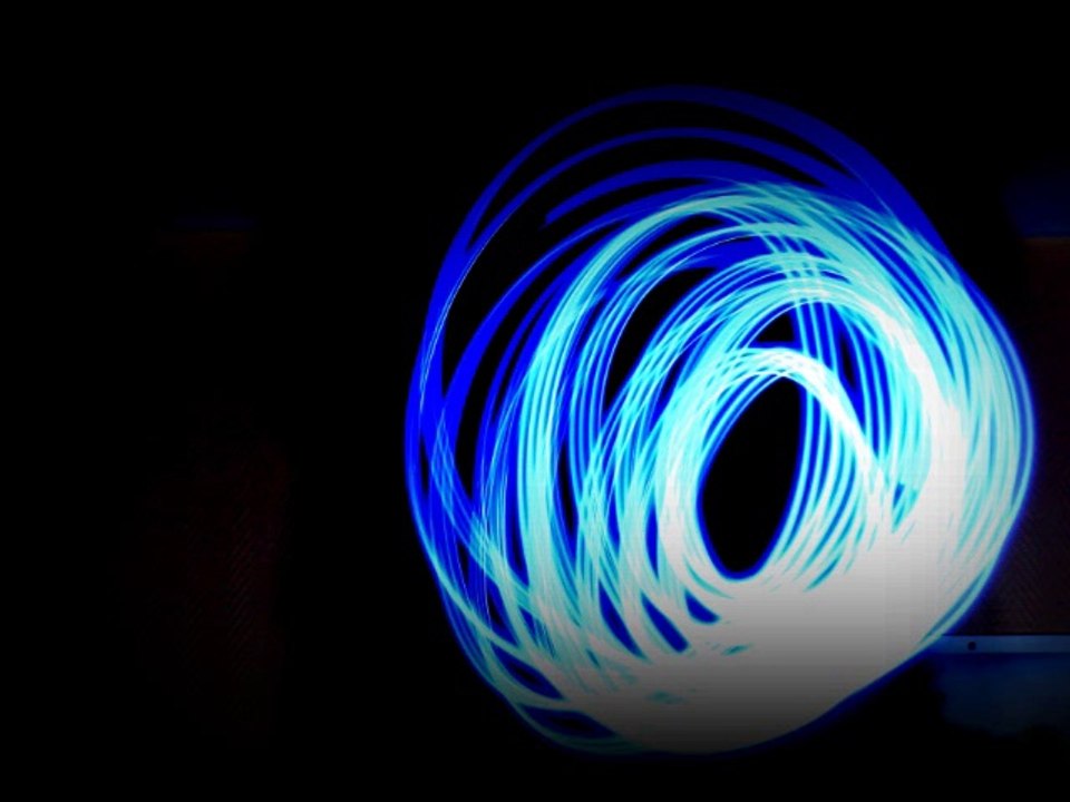 kiosque numérique : light painting et stop motion CS Fourchambault 07/2014