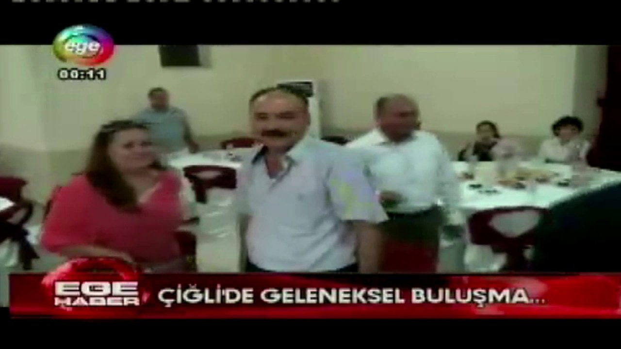 Ege TV'de yayınlanan "Çiğli'de Geleneksel Buluşma" haberi
