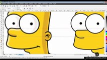 Curso de Corel Draw X5 Aula 18 - Bart Simpson Parte 2 de 6