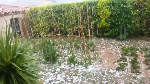 Témoins BFMTV : Orage de grêle à Tourouzelle