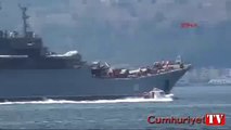 Rus savaş gemileri Karadeniz'de dönüş yolunda