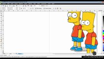 Curso de Corel Draw X5 Aula 22 Bart Simpson Parte 6 de 6