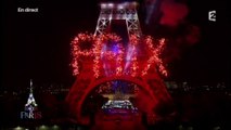 Paris, Tour Eiffel - Feu d'artifice du 14 juillet 2014