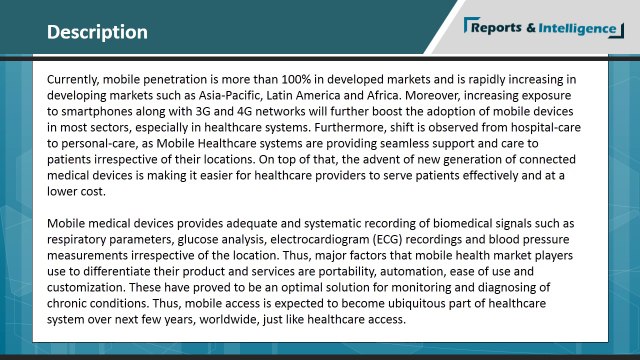 mHealth Market (Devices, Applications, Services & Therapeutics) - Global Mobile Healthcare Industry Size, Analysis, Share, Growth, Trends and Forecast, 2012 - 2020