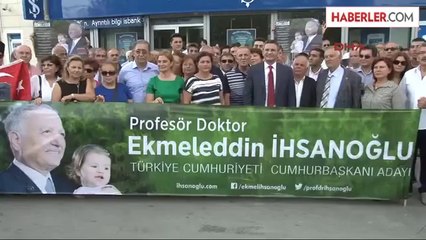 Cumhurbaşkanı Adayı İhsanoğlu'na Bağış Kampanyası