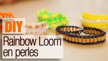 Bracelet Rainbow Loom en perles - DIY bijou