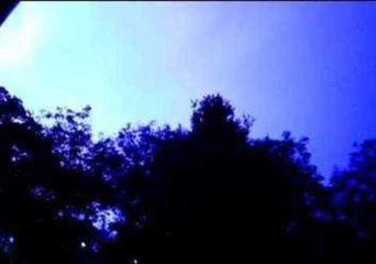 Lightning Flashes Blue Light Over Gatwick