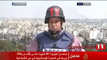 Muhabir ağlayarak canlı yayını terketti