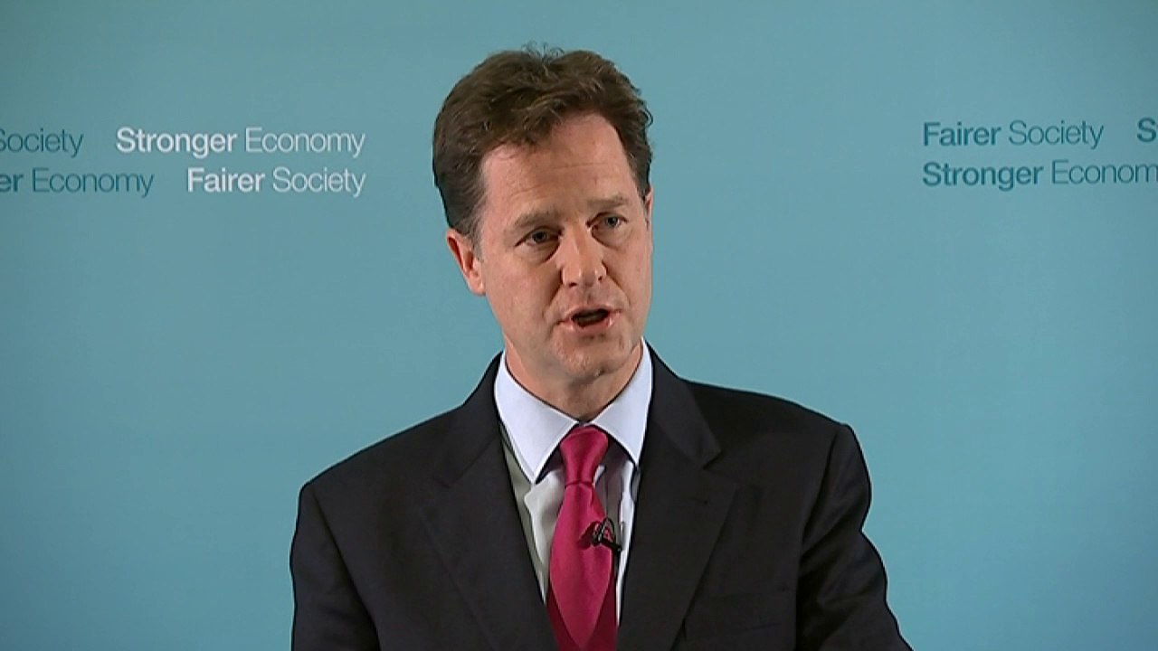 Nick Clegg pays tribute to Ukraine plane disaster victims
